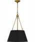 Quoizel Pendant Large 4-light Pendant Matte Black