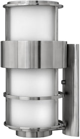 20"H Saturn 1-Light Outdoor Wall Mount Stainless Steel