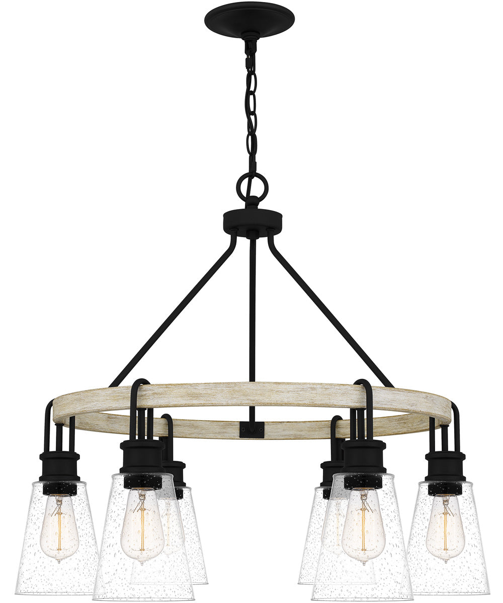 Kingsbridge 6-light Chandelier Earth Black