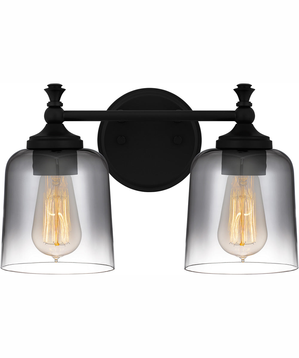 Jenson Medium 2-light Bath Light Matte Black