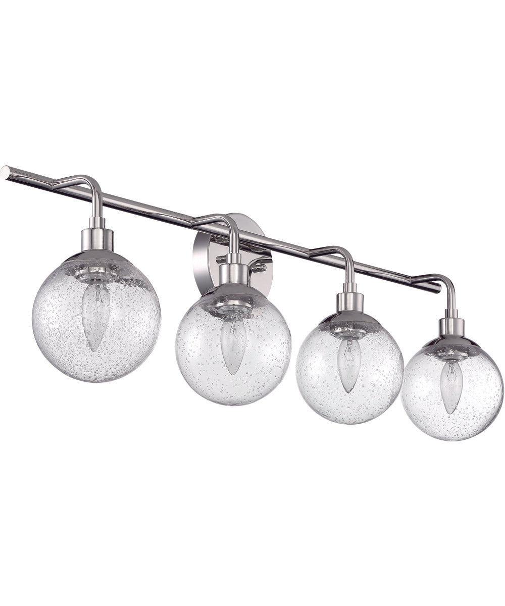 Que 4-Light Vanity Chrome
