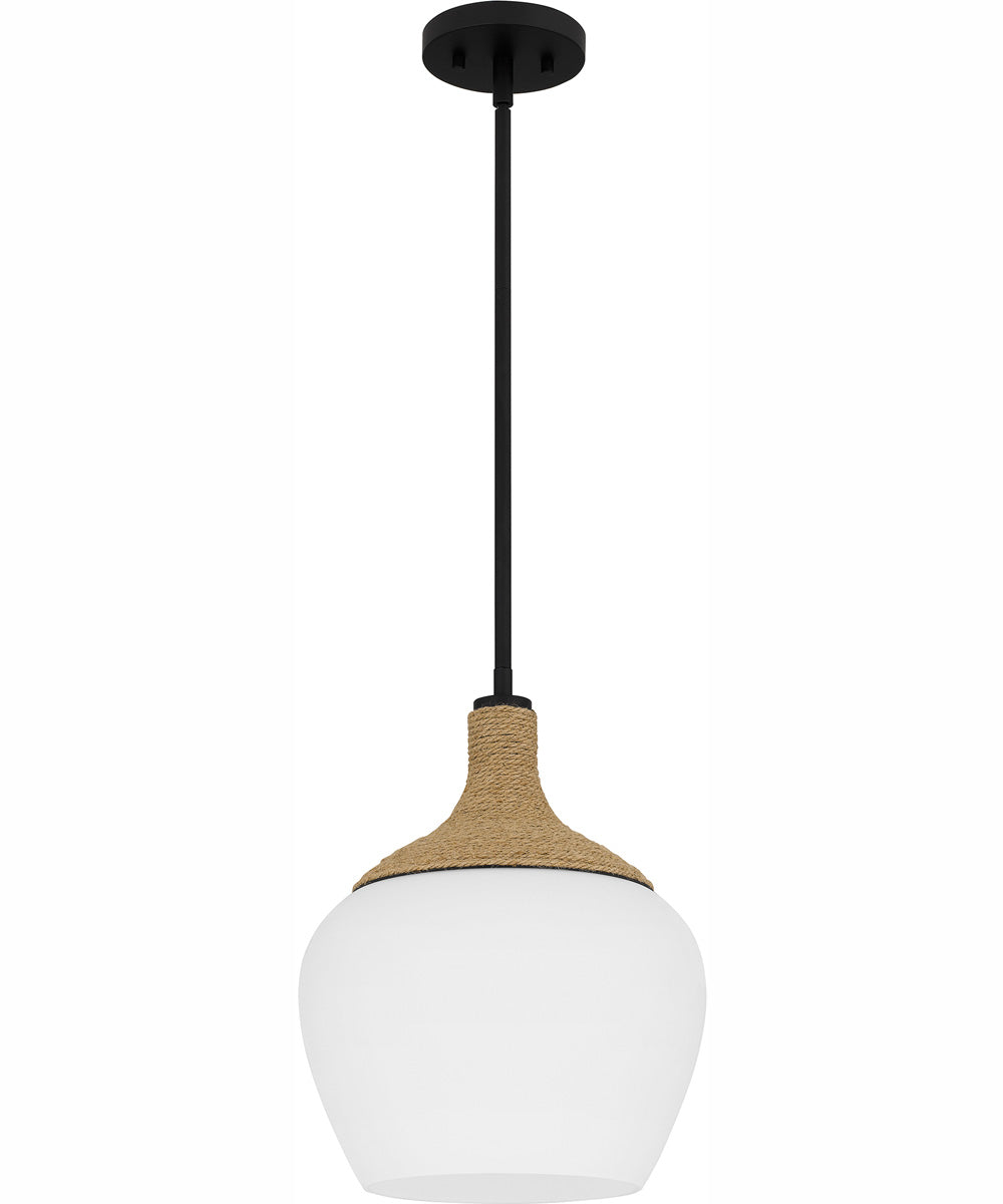 Quoizel Piccolo Pendant 1-light Mini Pendant Matte Black