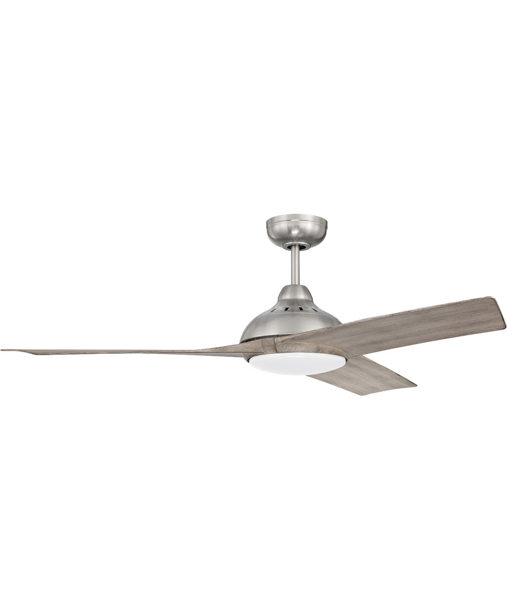 Beckham 1-Light Specialty Indoor/Outdoor Ceiling Fan (Blades Included) Brushed Polished Nickel