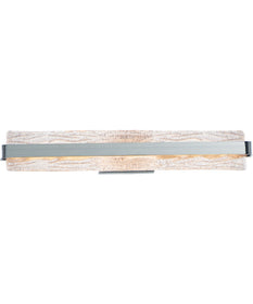 5"W Ripple LED Bath Vanity Polished Chrome