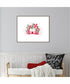 Framed Peppermint Cottage by Kyra Brown Canvas Wall Art Print (28  W x 23  H), Sylvie Greywash Frame