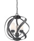 Blacksmith 3-light Pendant Old Black Finish