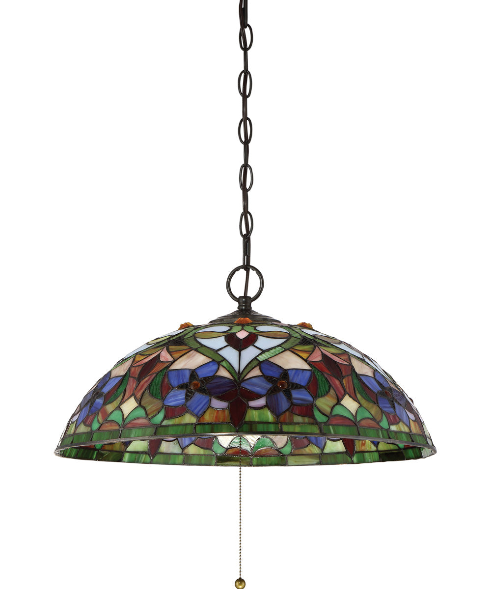 Violets 3-light Pendant Vintage Bronze