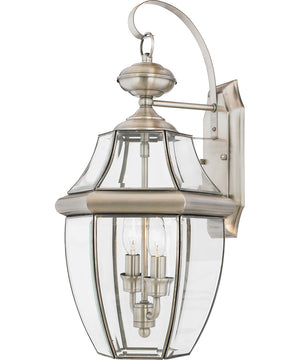 Newbury Large 2-light Outdoor Wall Light Pewter