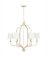 Ophelia 6-Light Chandelier Winter Gold