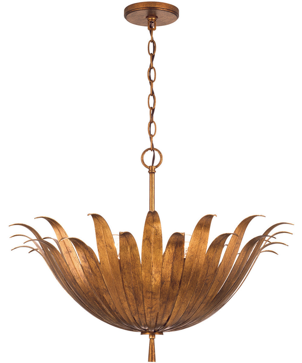 Eden 4-Light Pendant Antique Gold