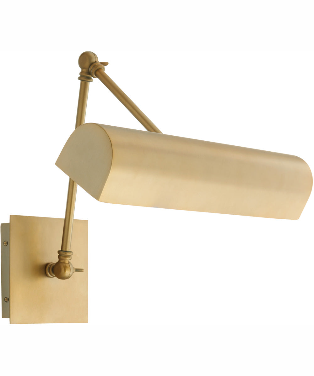 2-light Wall Mount Light Fixture Aged Brass