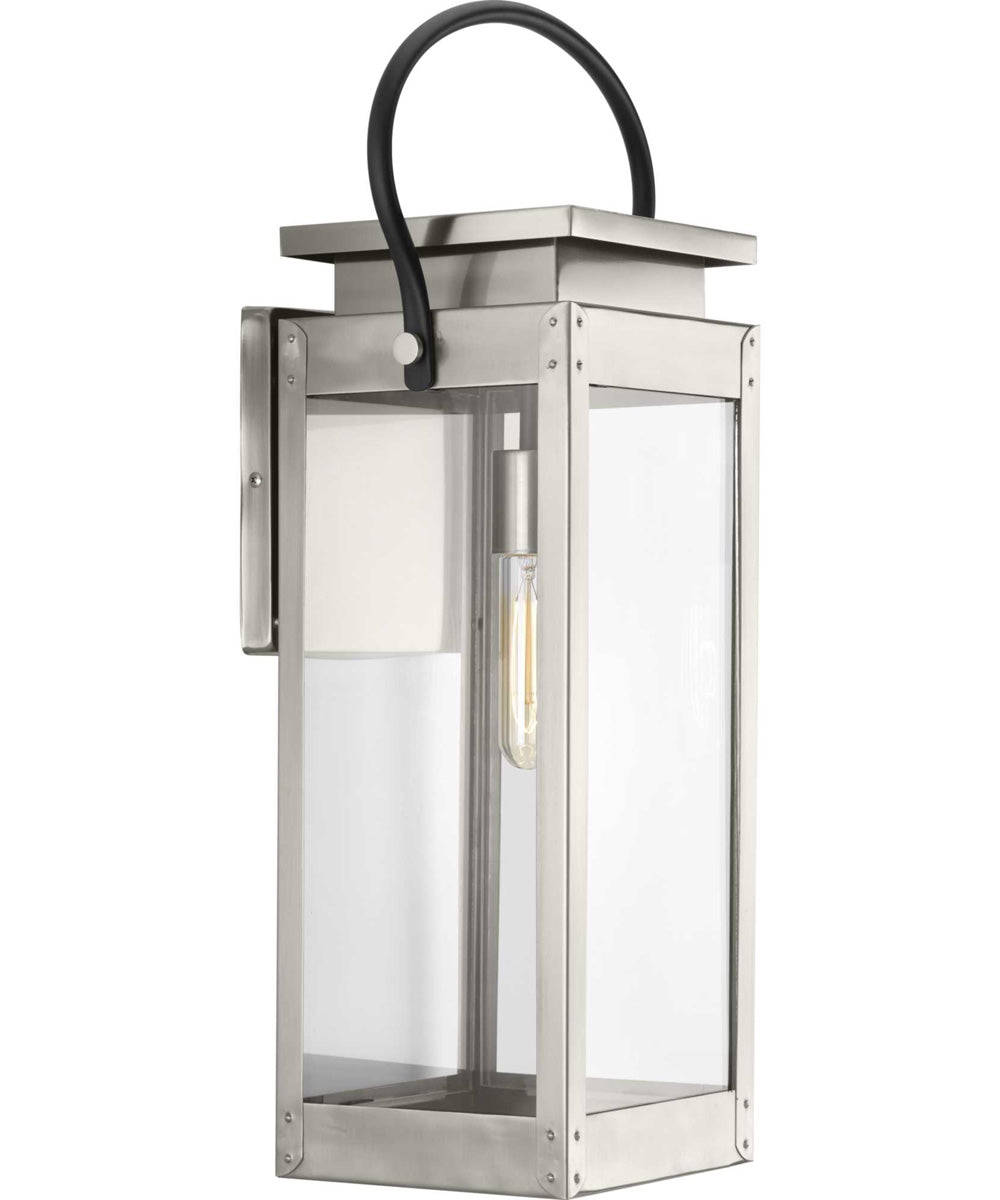 Union Square 1-Light Large Wall-Lantern Stainless Steel