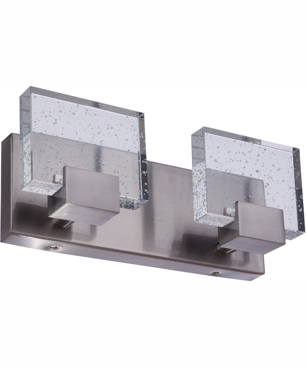 Alamere 2-Light Vanity Brushed Polished Nickel