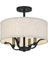 Cheyenne 4-light Semi Flush Mount Western Bronze
