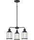 Ludlow 3-light Chandelier Earth Black