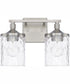 Colton 2-Light Vanity Brushed Nickel