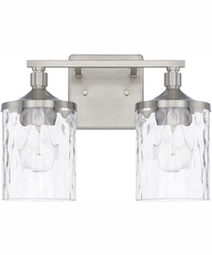 Colton 2-Light Vanity Brushed Nickel