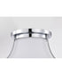 Valdora 1-Light Close-to-Ceiling Polished Nickel