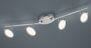34"W Duellant LED Ceiling light Chrome