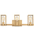 Leighton Large 3-light Bath Light Weathered Brass