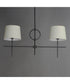 Paoli 2-Light Pendant Charcoal Bronze