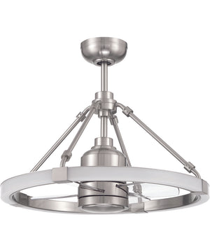 Levy 1-Light Ceiling Fan (Blades Included) Brushed Polished Nickel