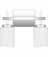 Wilburn Medium 2-light Bath Light Polished Chrome