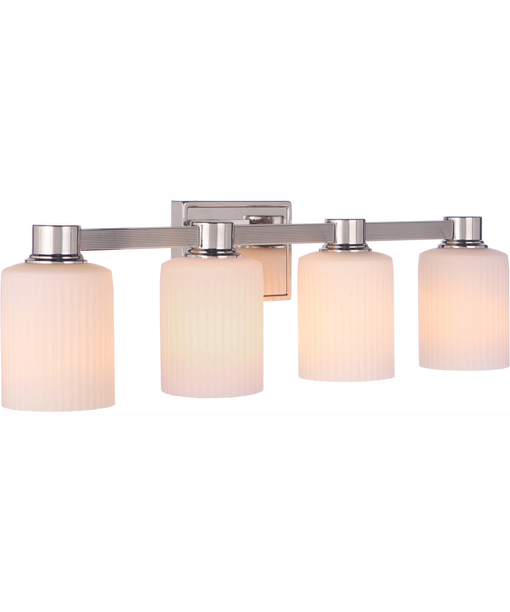 Bretton 4-Light Vanity Polished Nickel