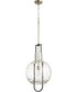 1-light Pendant Noir w/ Satin Nickel