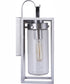 Neo 1-Light Outdoor Wall Lantern Satin Aluminum