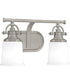 Grant Medium 2-light Bath Light Antique Nickel