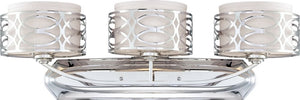 31"W Harlow 3-Light Vanity & Wall Polished Nickel