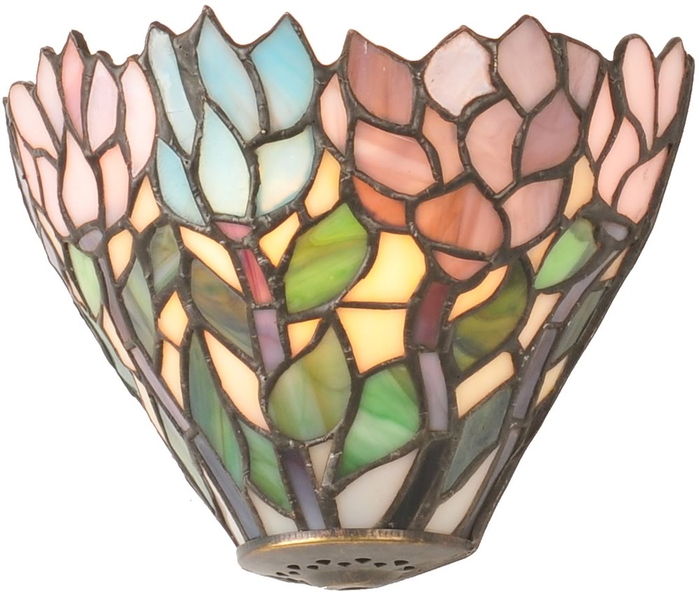 7"W Wisteria Wall Sconce