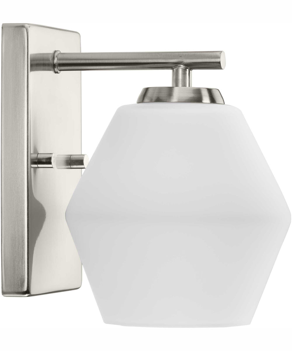 Copeland 1-Light Mid-Century Modern Vanity Light Brushed Nickel