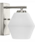 Copeland 1-Light Mid-Century Modern Vanity Light Brushed Nickel