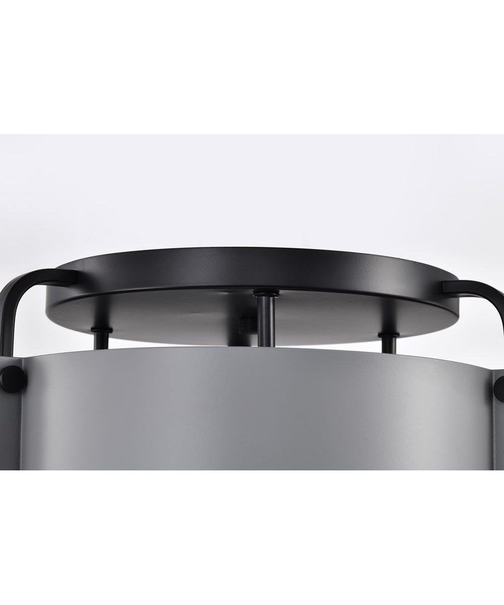 Altos 3-Light Close-to-Ceiling Matte Gray