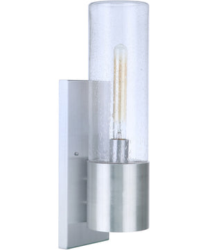 Sabre 1-Light Outdoor Wall Light Satin Aluminum