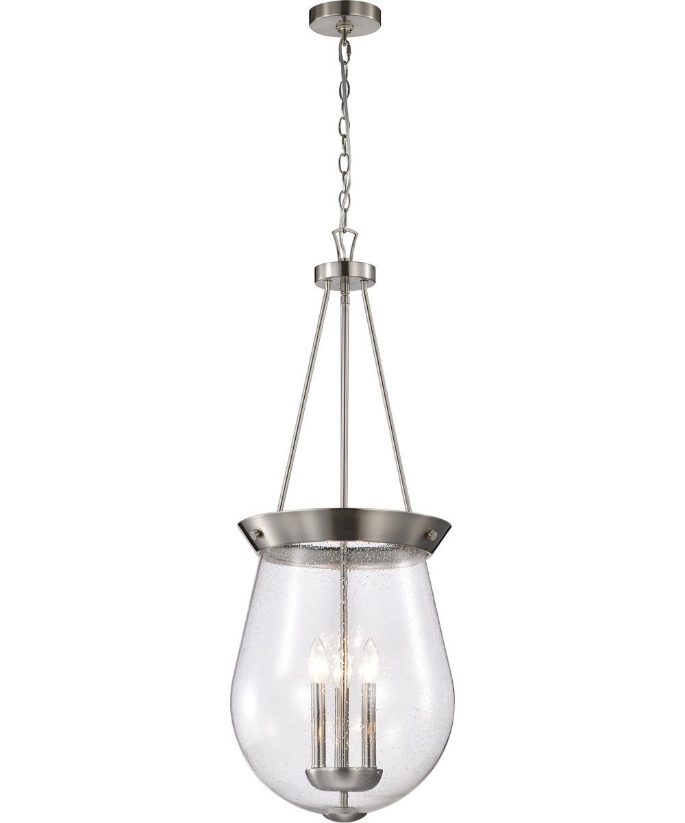 Boliver 3-Light Pendant Brushed Nickel