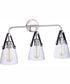 Hagen 3-Light Vanity Polished Nickel