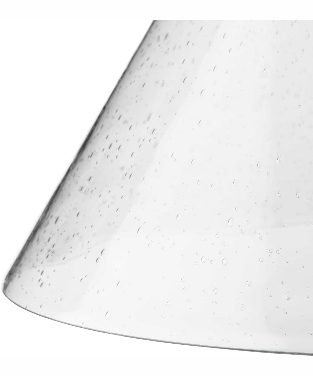 Hinton 1-Light Modern Farmhouse Pendant Matte Black