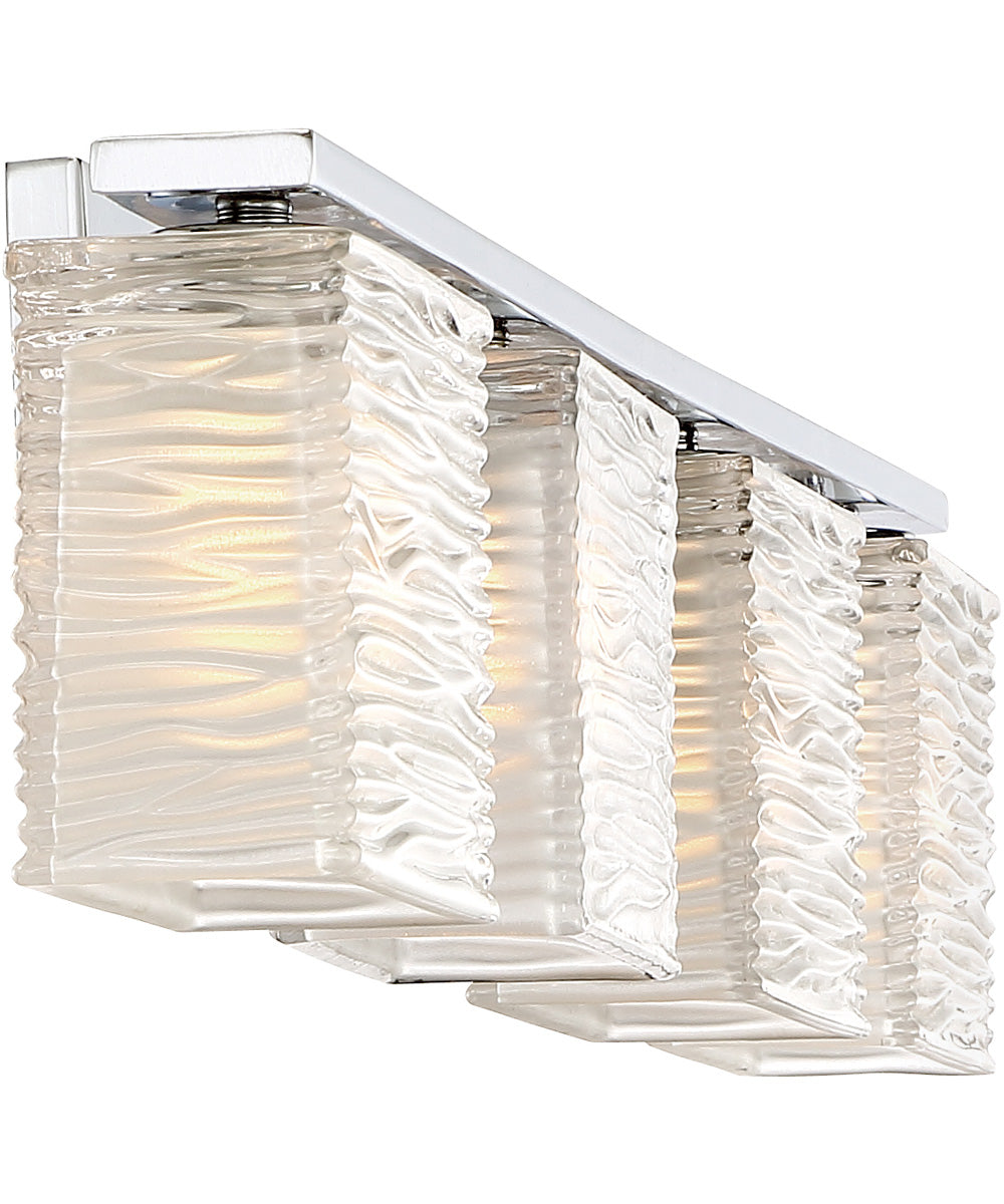 Westcap Extra Large 4-light Bath Light Polished Chrome