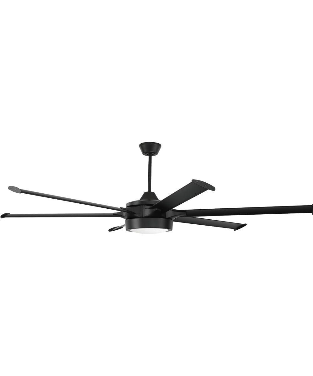 Prost 78" 1-Light Ceiling Fan (Blades Included) Flat Black