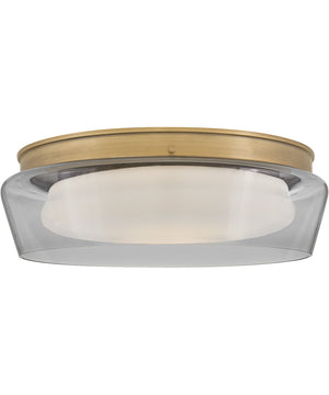 Demi LED-Light Medium Flush Mount in Heritage Brass