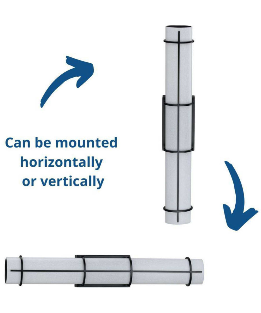 Grid LED 30-inch White Linen Acrylic Modern Style Bath Vanity Wall Light Black