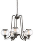 Trilogy 5-light Chandelier Old Bronze