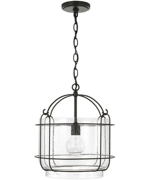 Harmon 1-Light Pendant Matte Black