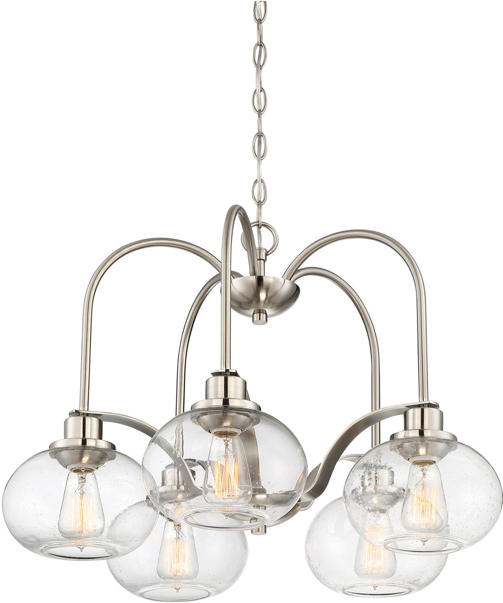 Trilogy 5-light Chandelier Brushed Nickel