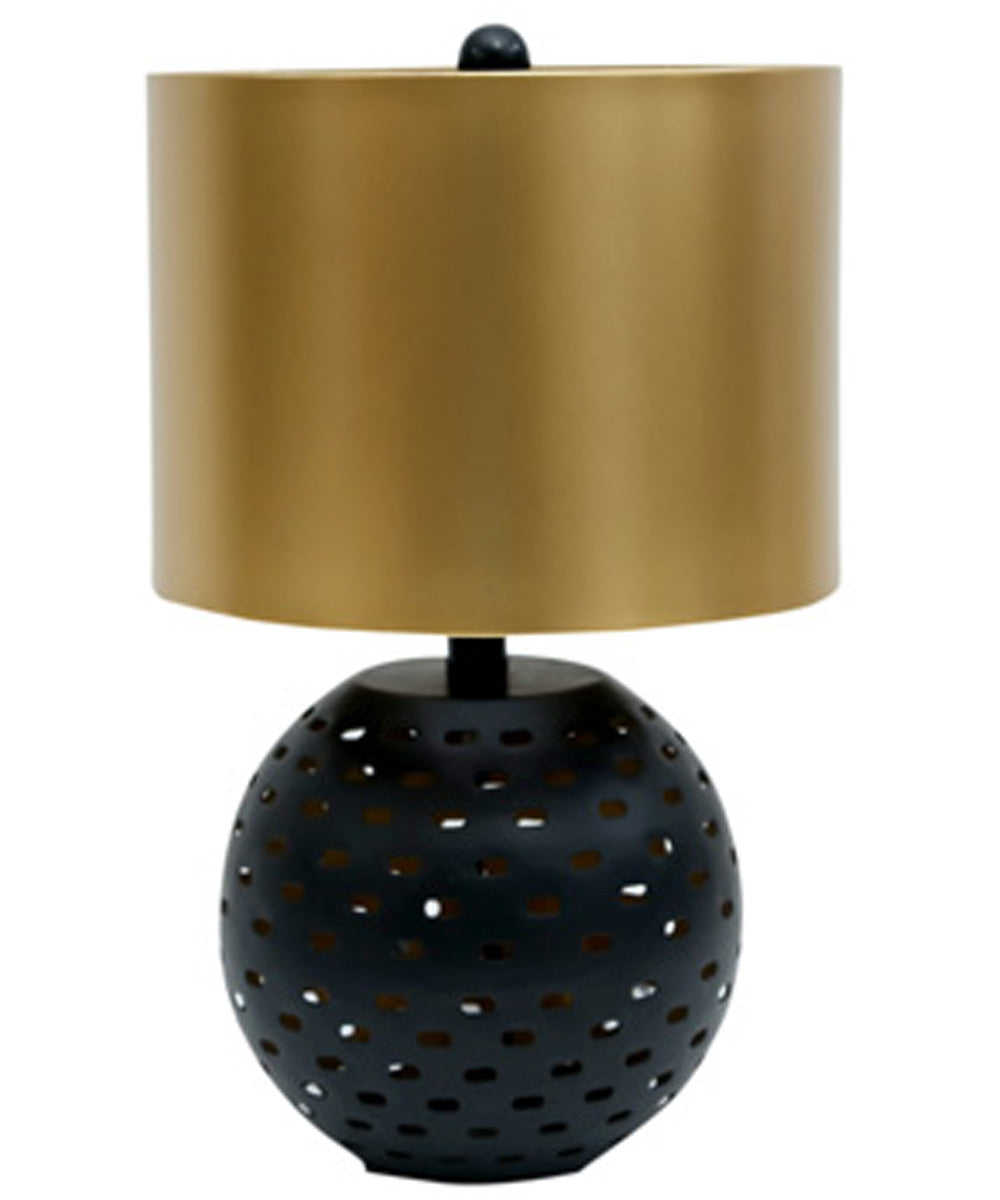 18"H Mareike Metal Table Lamp (1/CN) Black/Gold