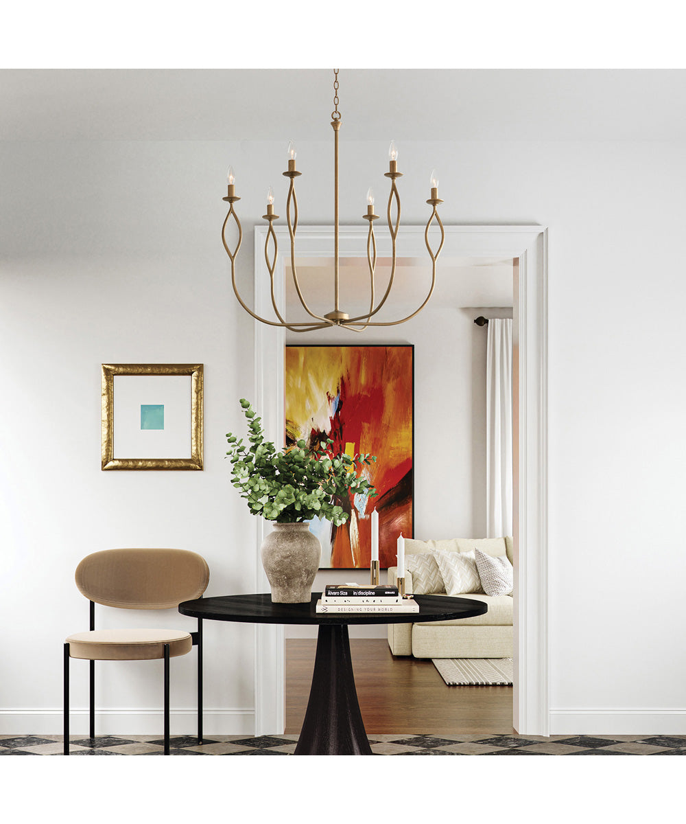 Cohen 6-Light Chandelier Mystic Luster