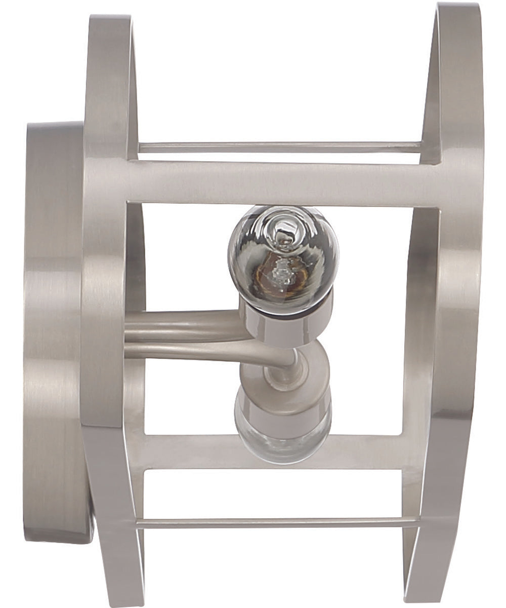 Mindful 2-Light Wall Sconce Brushed Polished Nickel